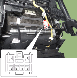 Interrupteur de chauffage électrique pour siège kIa sportage