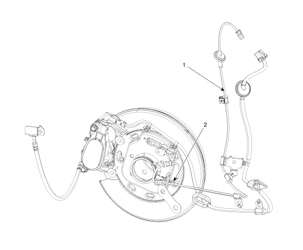 Kia Sportage Revue Technique Automobile : Capteur de vitesse de la roue  arrière: Composants et emplacement des composants : Système ESP (Programme  de stabilit Électronique)